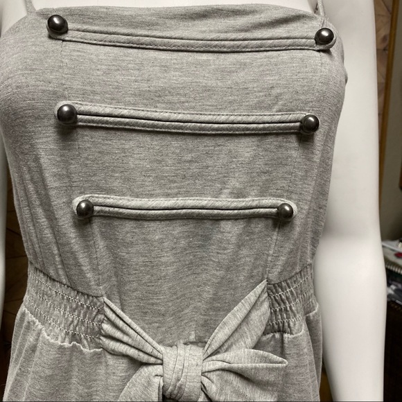 New Self Esteem gray‎ tank dress medium - Picture 3 of 4